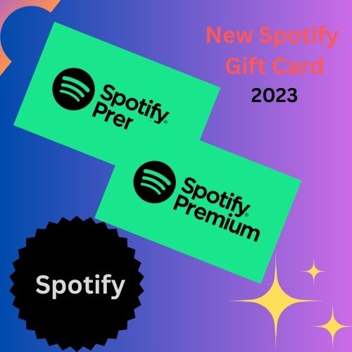 New Spotify Gift Card 2023